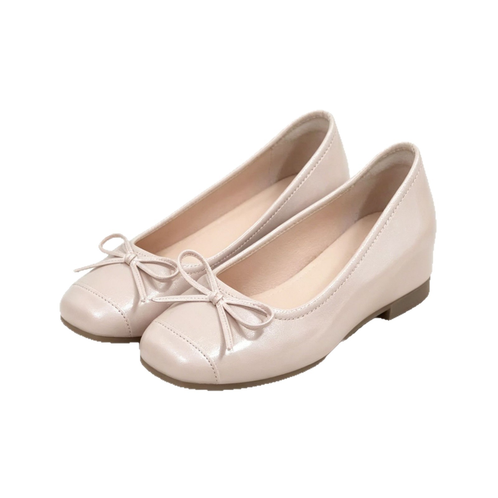 2026 primavera y verano nuevo estilo francés superficial altura de moda zapatos de cabeza de mujer suave y cómodos zapatos de ballet versátiles