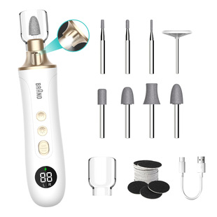 Cross-Border Exclusive for Amazon, Exclusive for Nail Polishers, Various Grinding Heads, Small Manicure Tools, Dead Skin Remover, Nail Polishers