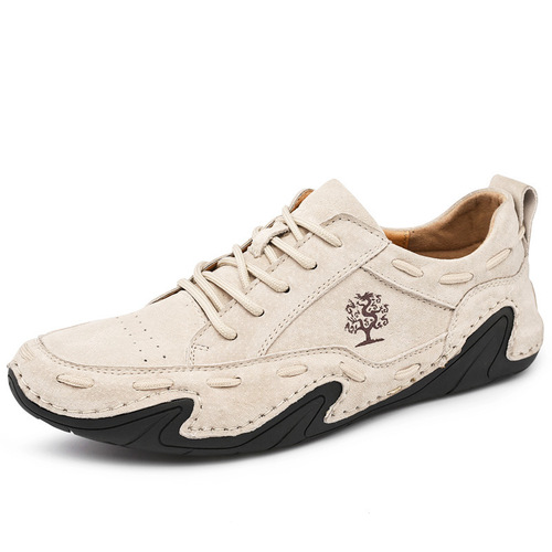 Cross-border large size men's soybean shoes, new low-top handmade octopus men's shoes, fashionable and versatile casual shoes for men