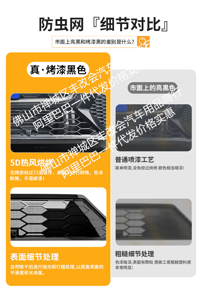 Suitable for Chery Arrizo 8Pro Integrated Welding Car Insect-Proof Net Front Grille Special Modification