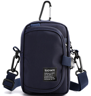 Fábrica al por mayor de moda coreana al aire libre bolso de la cintura de los hombres multi-funcional hombro bolsa de mensajero multi-back Casual monedero de la moneda