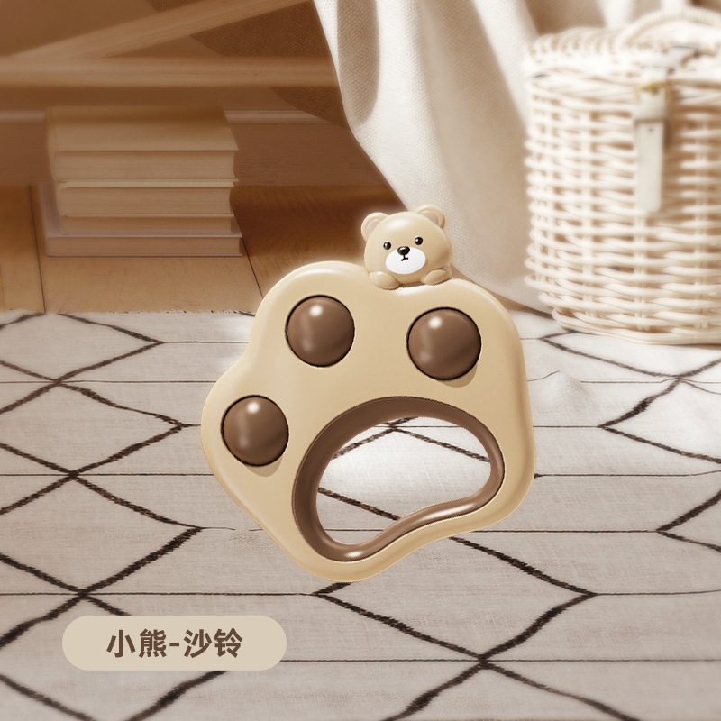 益智早教打楽器鈴鼓啓蒙乳幼児は手をかじって鈴を鳴らすことができます。|undefined