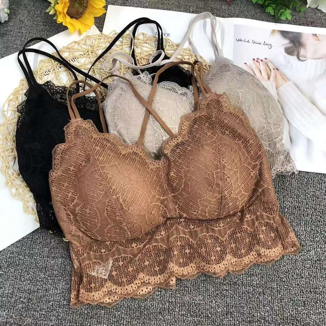 Nueva Seamless alta elástico Sling belleza de las mujeres chaleco inalámbrico yoga sujetador ropa interior deportiva al por mayor