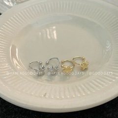 冷たい風シンプル星耳クリップins風気質小衆デザイン感耳骨クリップ個性ファッションファッションファッション ~