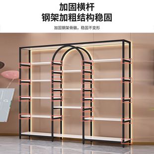 Light Luxury Display Rack, Manicure Display Cabinet, Product Shelf, Beauty Salon Storage Rack, Cosmetics Cabinet, Display Cabinet, Multi-Function