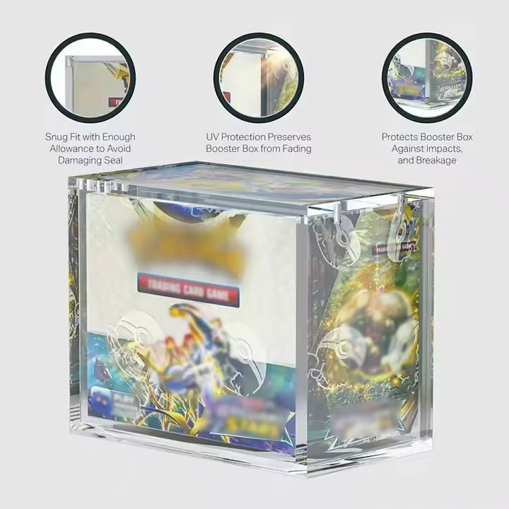 ポケモンETBカード用カスタム防塵収納磁気アクリルディスプレイボックス|undefined
