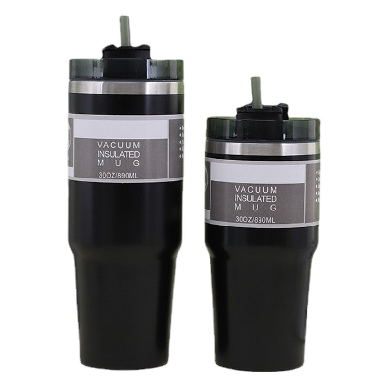 Taza de café lirio de los valles de alto valor para hombres y mujeres 316 taza de aislamiento de acero inoxidable forro de cerámica taza de agua de regalo de oficina de negocios