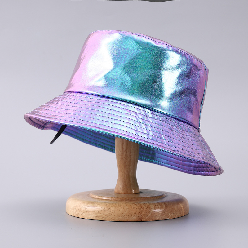 Bucket Hat Hats Type Holiday, Party Occasion Polyester Material Women's Streetwear Solid Color Bucket Hat