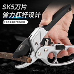ステンレスの枝を切って果樹の園林のはさみを切って枝の神器を修理します。