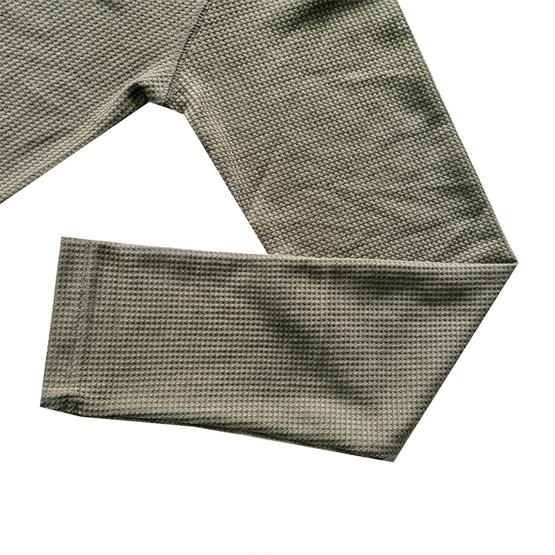 Men's T-shirt Long Sleeve Loose Fit Plain Basic Autumn Winter_voghion.com