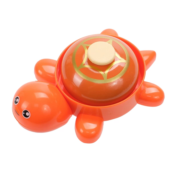 Turtle hand ringing the bell - orange