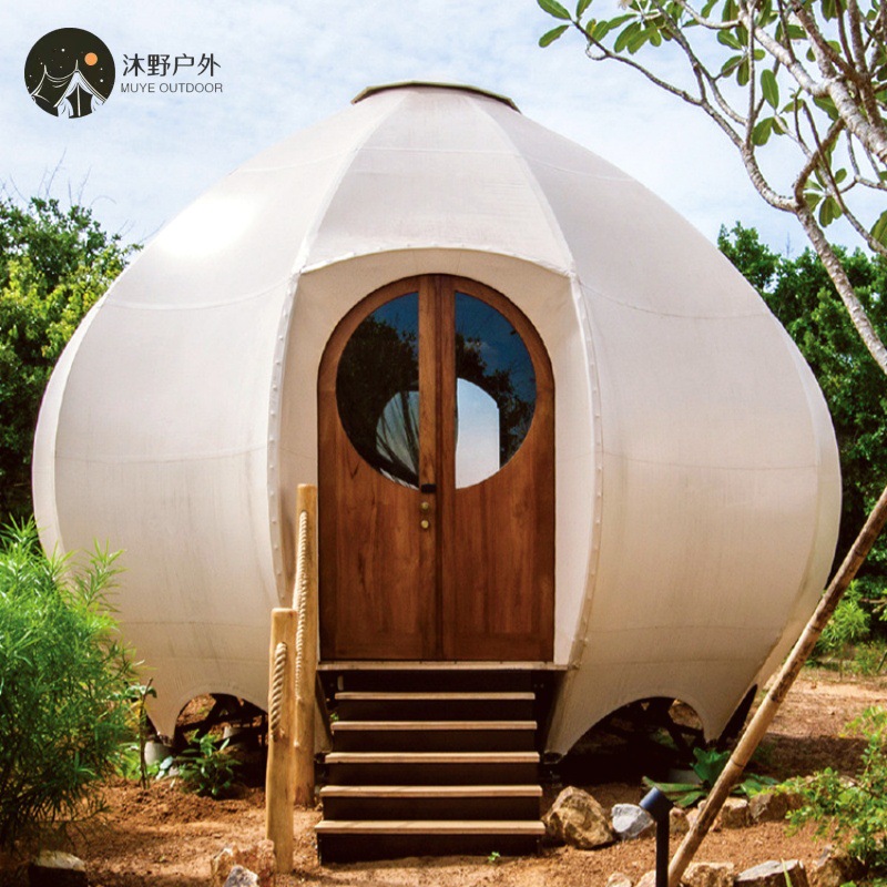 Muye Outdoor Scenic Spot Red Star Sky Tent Wild Luxury Camping Restaurant Tent Camping Hotel