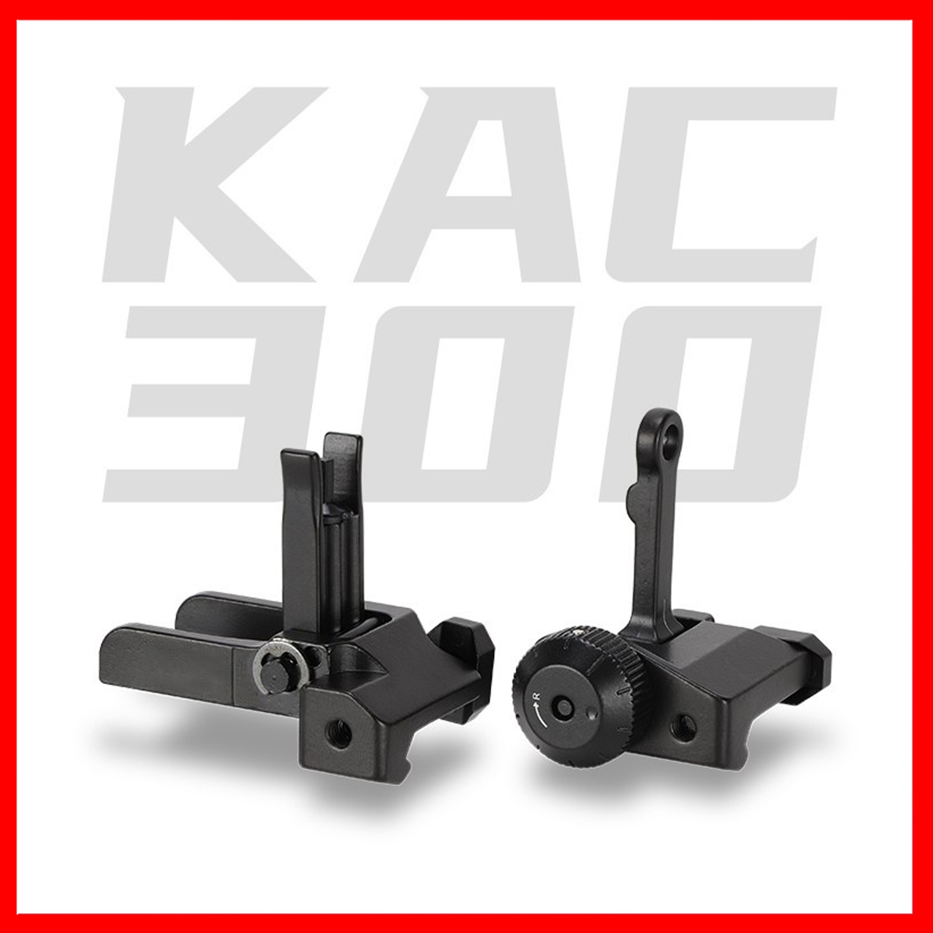 Máquina de puntería metálica puntería mecánica KAC plegable DD triángulo 20mm guía de alineación delantera y trasera cqb accesorios Magap todo metal