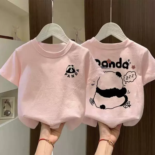 Girls' Short-Sleeved T-Shirt Summer Korean Style Pure Cotton Kidsren's Baby 2026 New Style Summer Clothing Kidsren's Clothing Short-Sleeved Tops