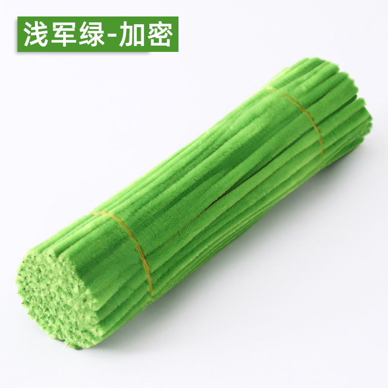 Varilla de torsión colorida súper densa hecha a mano fabricante de material de bricolaje al por mayor varilla de torsión de macarons hecha a mano en negrita para niños