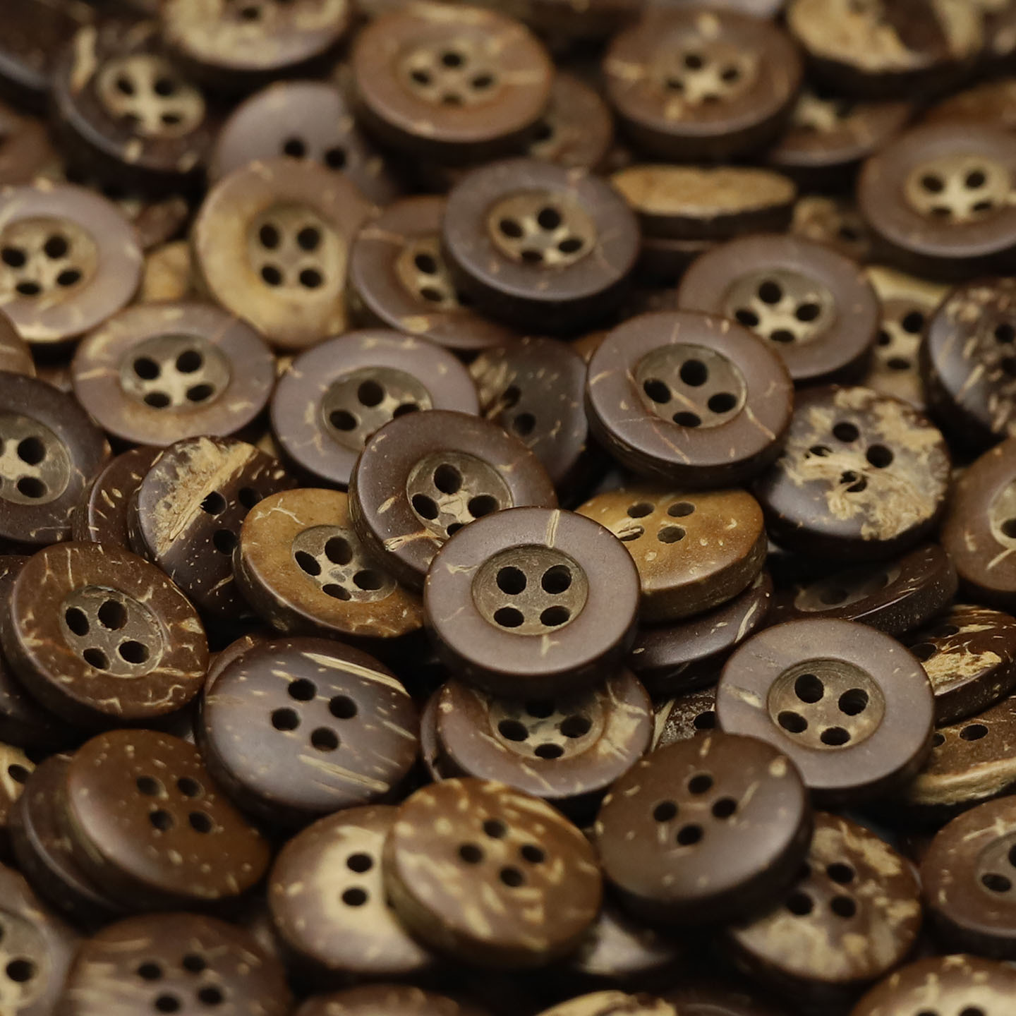 JULI Orange Botón de coco retro Camisa casual Suéter Cárdigan Botón decorativo Libro de cuentas de bricolaje Accesorios de joyería