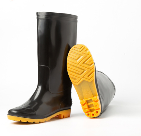 高侒GA84001雨鞋男士款pvc防滑防水鞋男黑色加厚耐磨劳保工地胶鞋