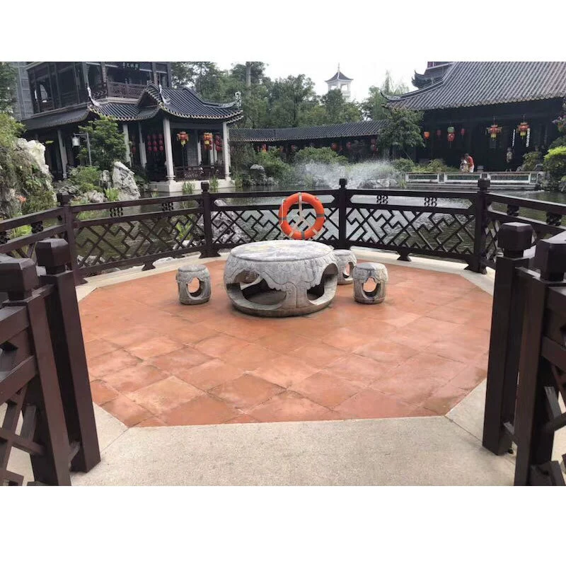 Долгосрочные оптовые поставки Lingnan характеристики старинное здание красный кирпич Средний кирпич, квадратный кирпич, влагостойкая напольная плитка