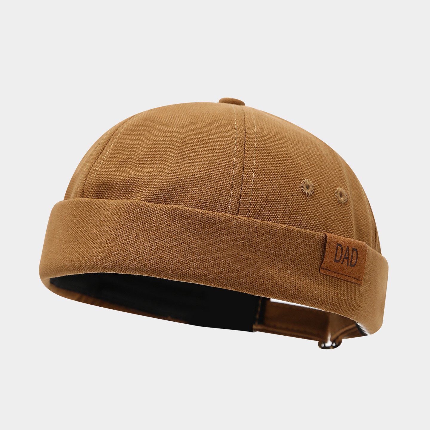 Sombrero de mujer de Moda de Primavera nuevo sombrero de melón retro sin ala estilo coreano versátil sombrero de piso de los hombres de la calle hip hop yuppie sombrero