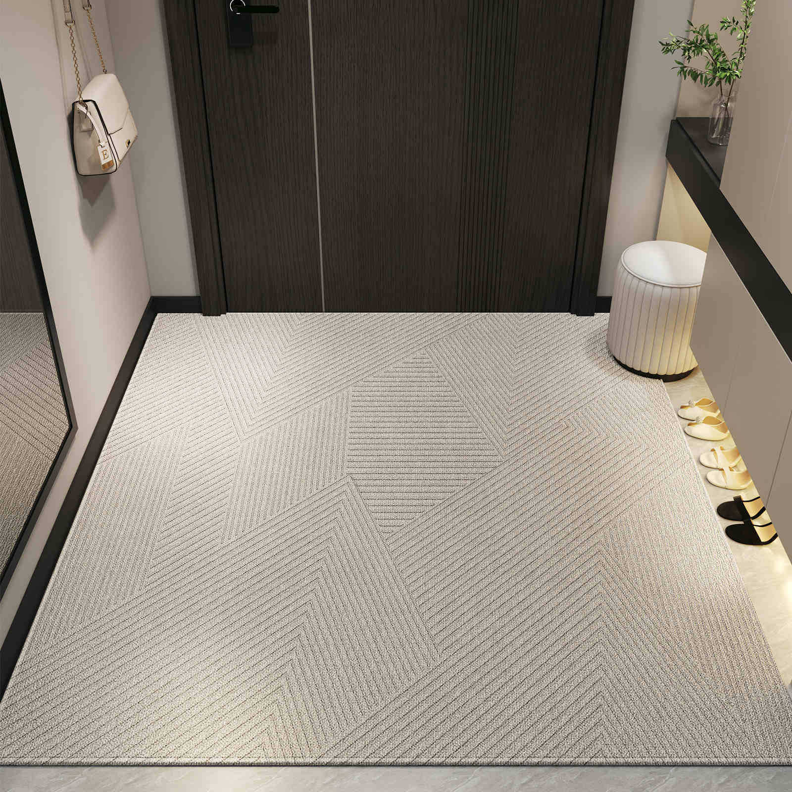 Alfombra de puerta de entrada 2024 nueva alfombra de puerta de entrada de alto nivel antideslizante alfombra de puerta exterior alfombra de puerta