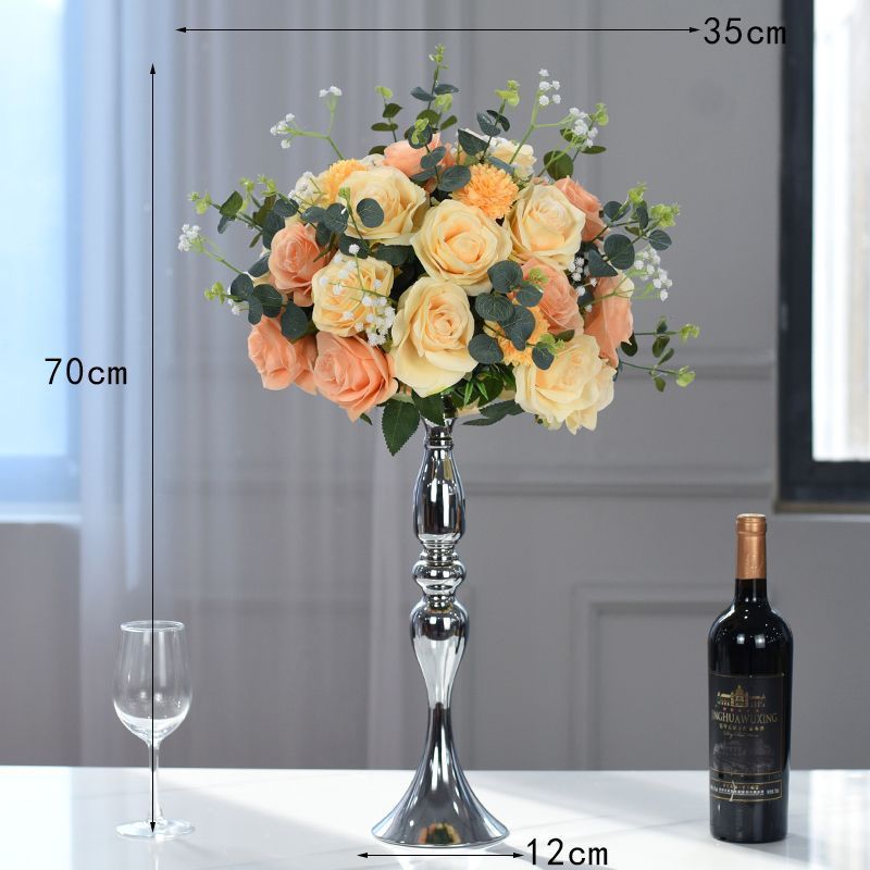 샴페인 실버 꽃병