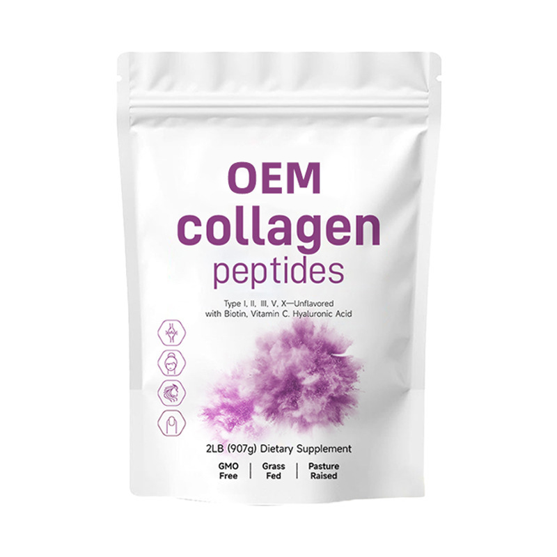 Cross-Border Health Care Multi-Collagen Peptide Powder Containing Biotin, Hyaluronic Acid, Vitamin C, Factory Ready Stock, Oem
