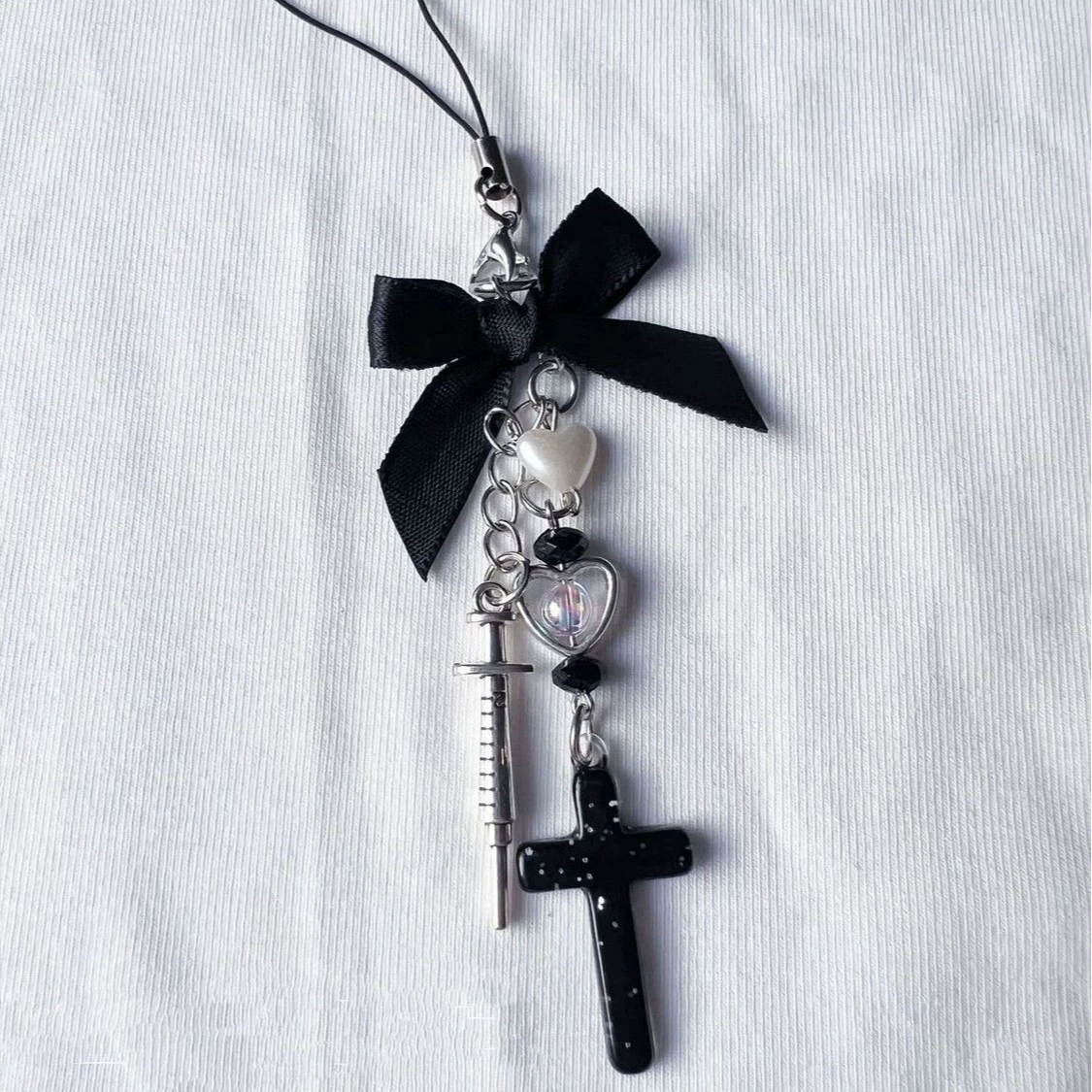 Mobile phone with beads handmade, card book, camera, pendant, DIY