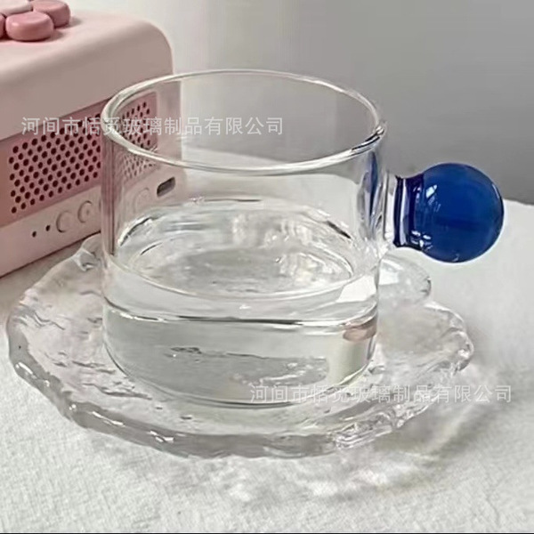 Glass coffee small cute tea cup
