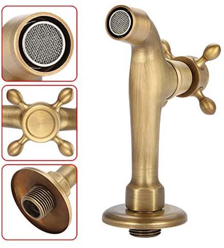 Copper antique European style retro 4 points 6 points single-cooling washing machine faucet mop sink extended faucet faucet nozzle bathroom undefined