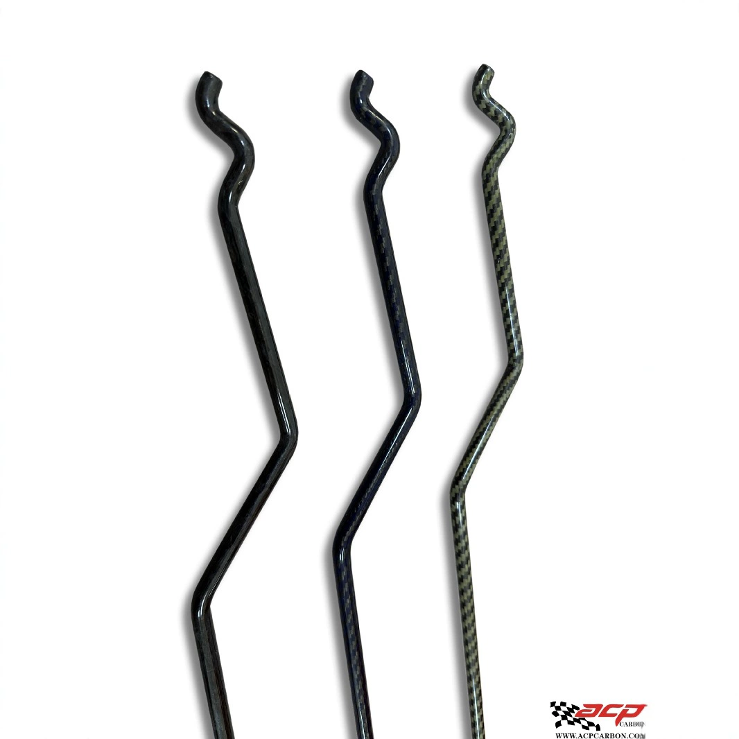 Подходит для Honda Civic FL5 Type R — крышка двигателя из сухого карбона, опорный стержень, матовый кованный рисунок, для тюнинга
