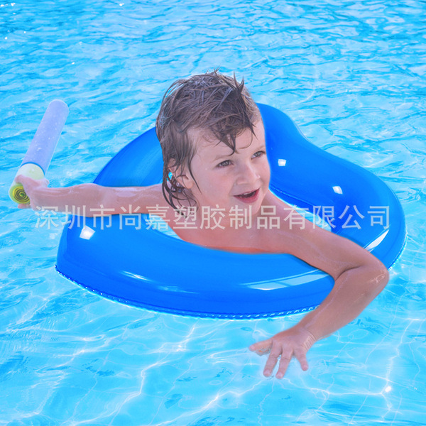 inflatable swimming ring PVC for adults heart shaped