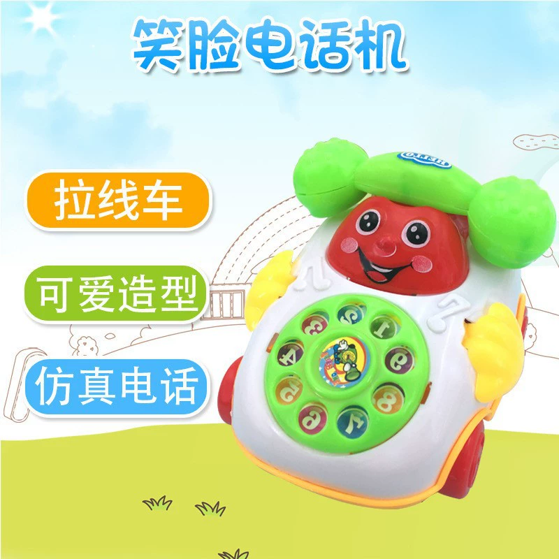 Маленький телефон с шнуром, семейная игрушка, оптовая продажа