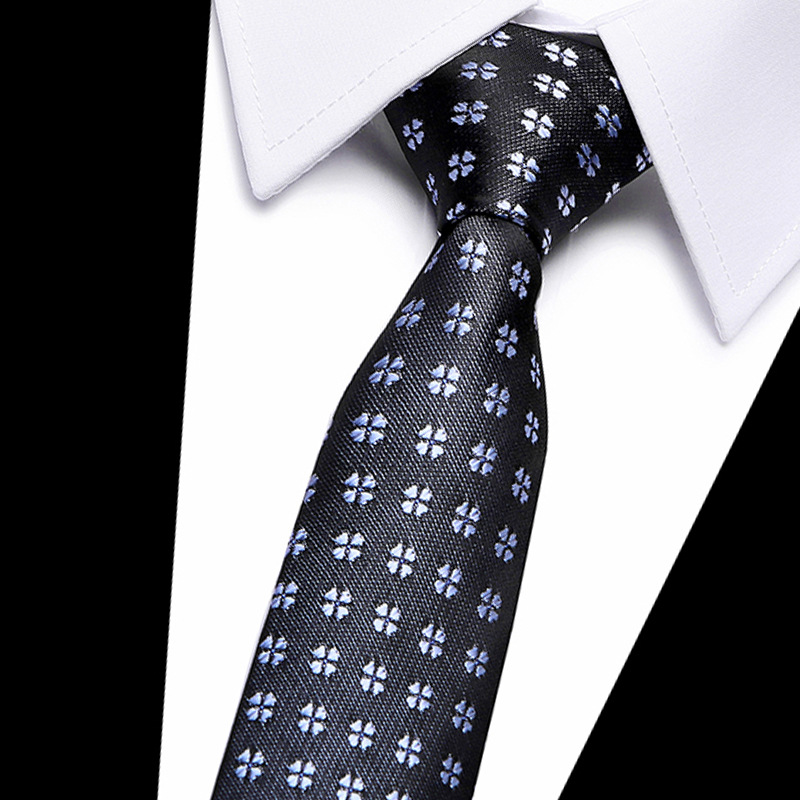 Polyester Silk 8cm Business Men's Formal Wedding Studio Tie_voghion.com