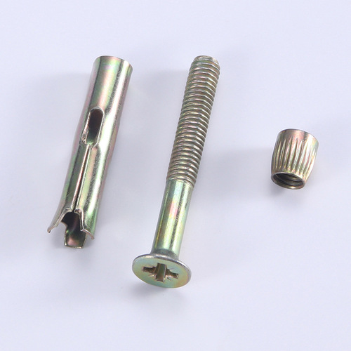 Iron galvanized countersunk head internal expansion screw doors and windows built-in national standard explosion-proof flat head cross internal expansion bolt