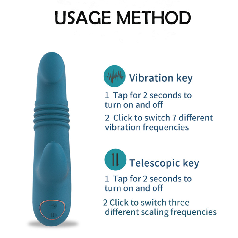 多頻伸縮搖擺棒自動伸縮震動棒AV棒女用自慰棒調(diào)情按摩棒廠家直銷