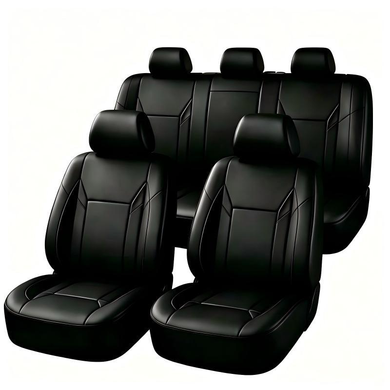 Universal Five-Seater Car Seat Cover Pu Leather Full-Cover Cushion Cover for All Seasons, Cross-Border Best-Selling Model 072 #