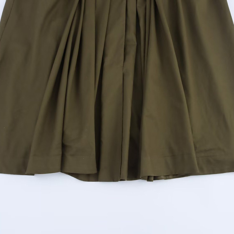Z ヨーロッパとアメリカのクロスボーダー婦人服 2025 夏の新デザインレースアップポプリンシャツドレス 2965260|undefined