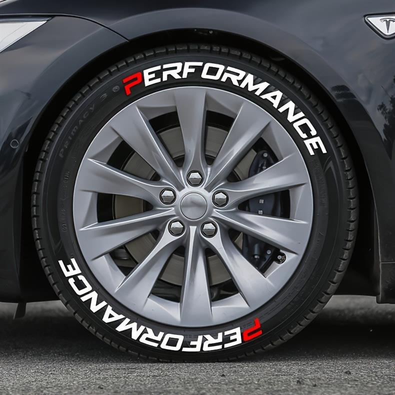 Pack Of Four Tire Performance Car Stickers_voghion.com