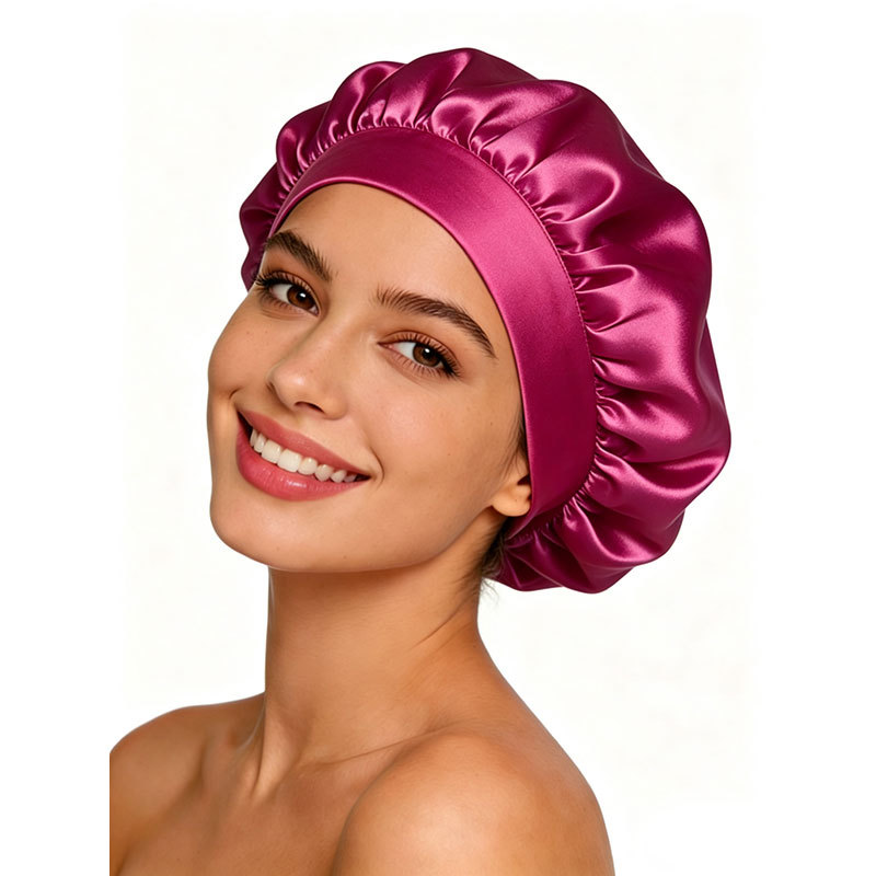 Transfronterizo Amazon seda elástica gorra de dormir gorra de belleza gorra image 14