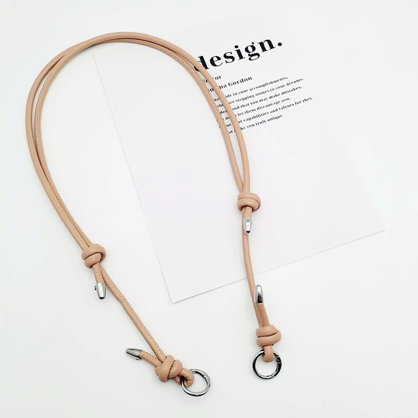 Khaki silver ring buckle