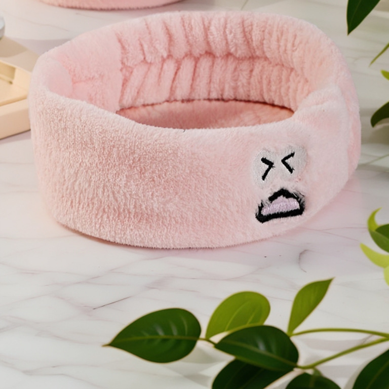 Estilo coreano estudiante lindo diadema tocado accesorios para el cabello pequeño animal Banda para el cabello de las mujeres lavado de cara simple máscara diadema