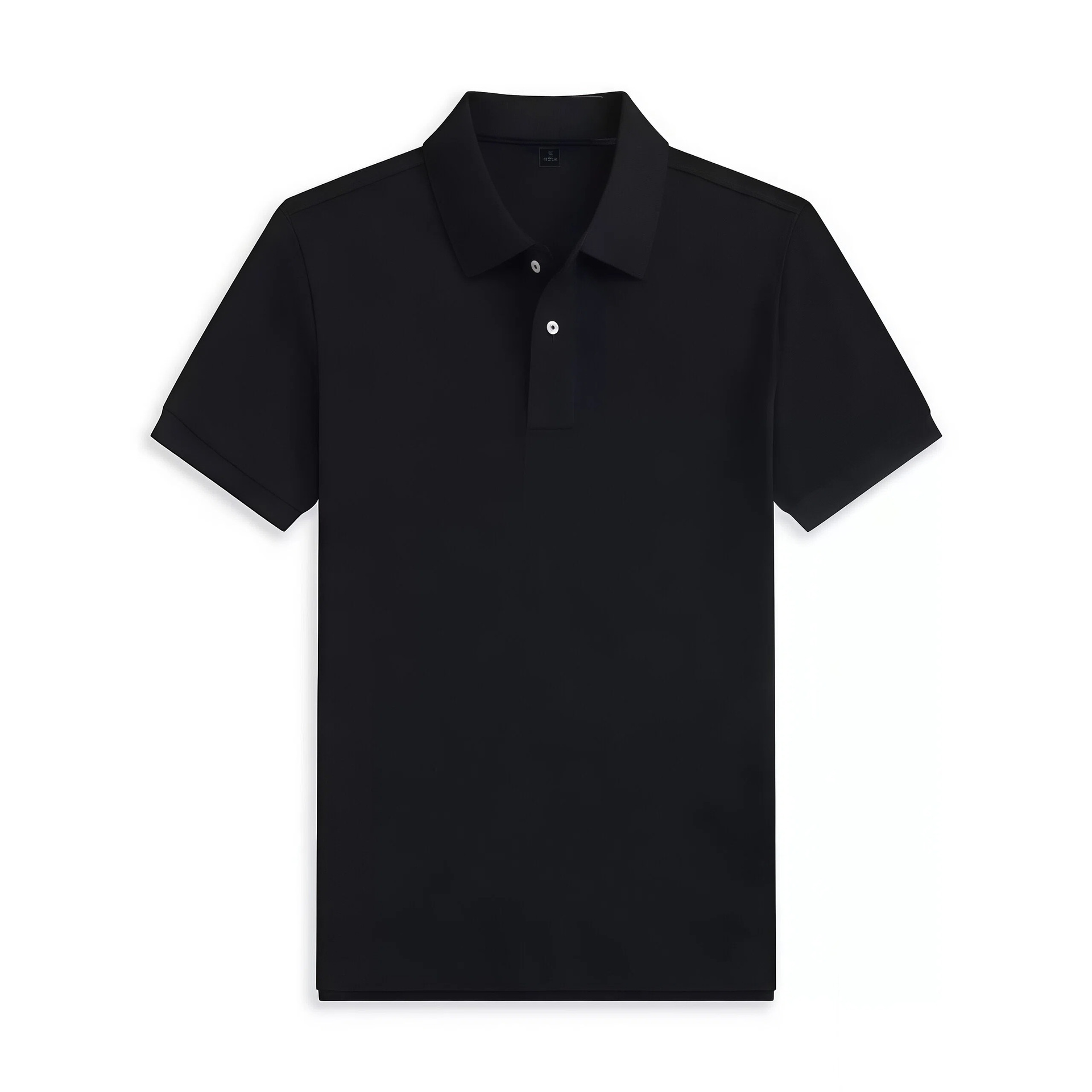 Camisa Polo de Manga Corta para Hombre de Poliéster, Transpirable para Verano