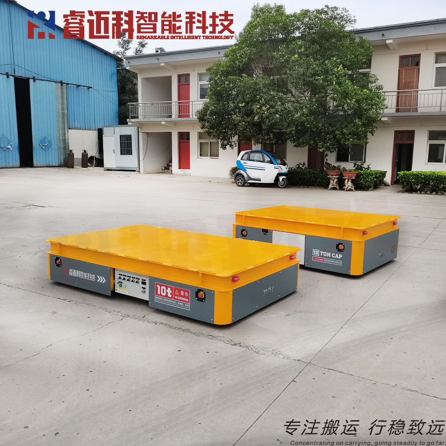铸造砂箱转运10吨蓄电池平板车 冶金工厂铸造工件橡胶轮胎搬运车
