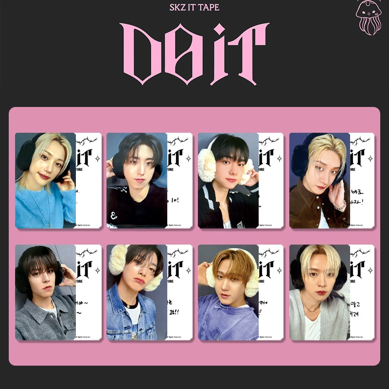 Stray Kids "DO IT" Флаш-карта Удачная карта Специальная карта Stray Kids Официальный стиль тот же периферийный