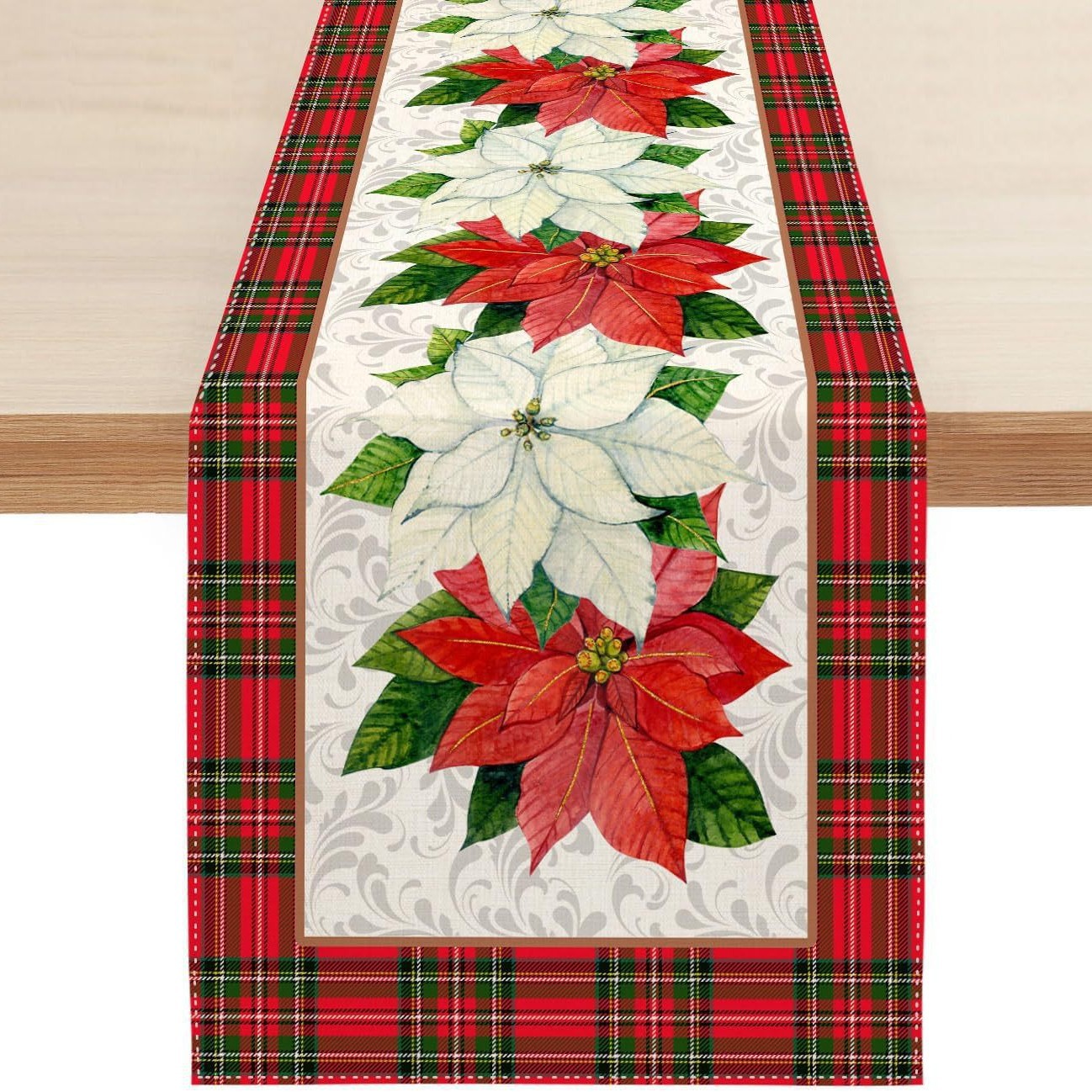 Transfronterizo 2024 Amazon nuevo muñeco de nieve de Navidad Santa linas bandejas de mesa bandejas de mesa de comedor de té