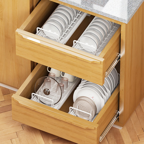 Kitchen storage rack for dishes, drain rack, cupboard, carbon steel household dishwashing sink, dish rack, kitchen storage rack