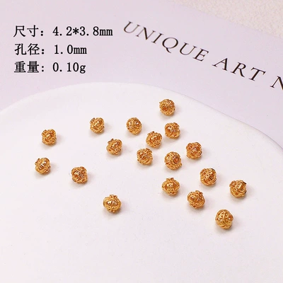 plate wrapped UFO beads spacer: Zərgərlik ara hissələri - lantern-beads