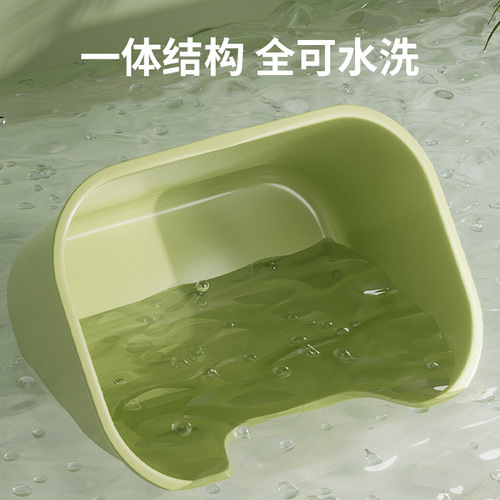 Large thickened semi-enclosed cat litter box open cat toilet cat pet supplies cat litter box cross-border wholesale