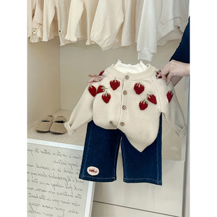 G 56651 Girls Embroidered Cardigan Ůͯ����ë���_���羳