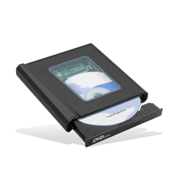 Black CD+DVD recorder